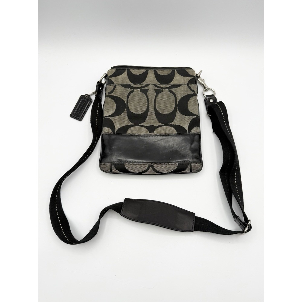 Coach Y2K Signature Stripe Swingpack Crossbody Shoulder Handbag Purse 41644